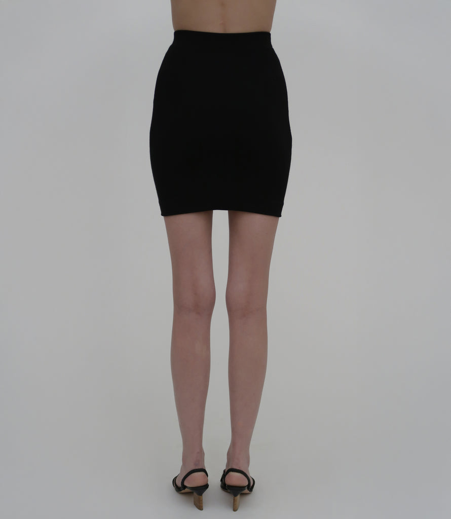 Tapered Mini Skirt