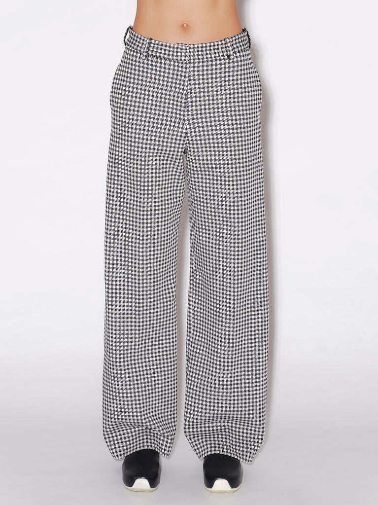 STRAIGHT TROUSER - GINGHAM