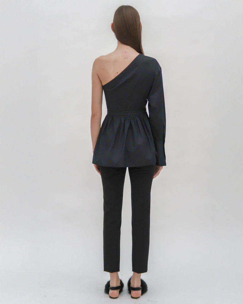 ASYMMETRIC ONE SHOULDER SHIRT