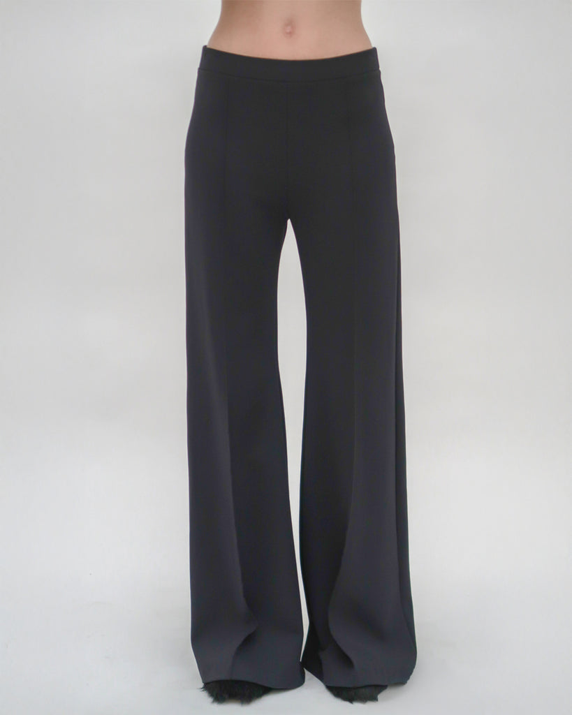 PINTUCK WIDE FLARE PANT