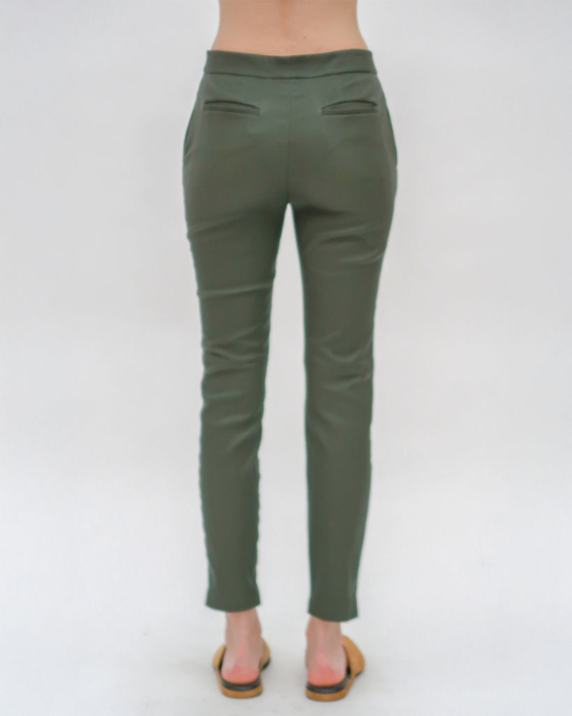 CROPPED SKINNY PANT - STRETCH PLONGE