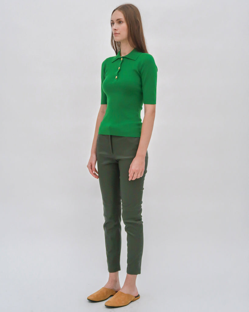 CROPPED SKINNY PANT - STRETCH PLONGE