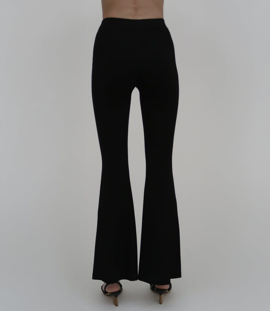 Pull On Pintuck Flares