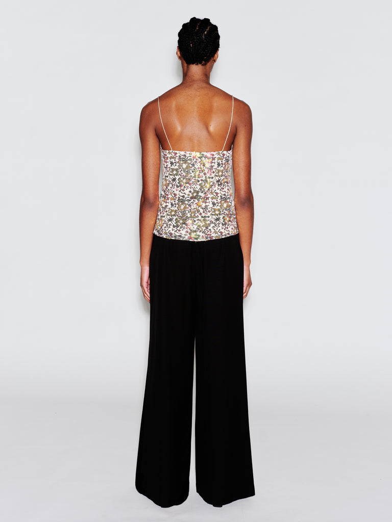 SEQUIN CAMISOLE - SEQUIN CROSS STITCH MESH