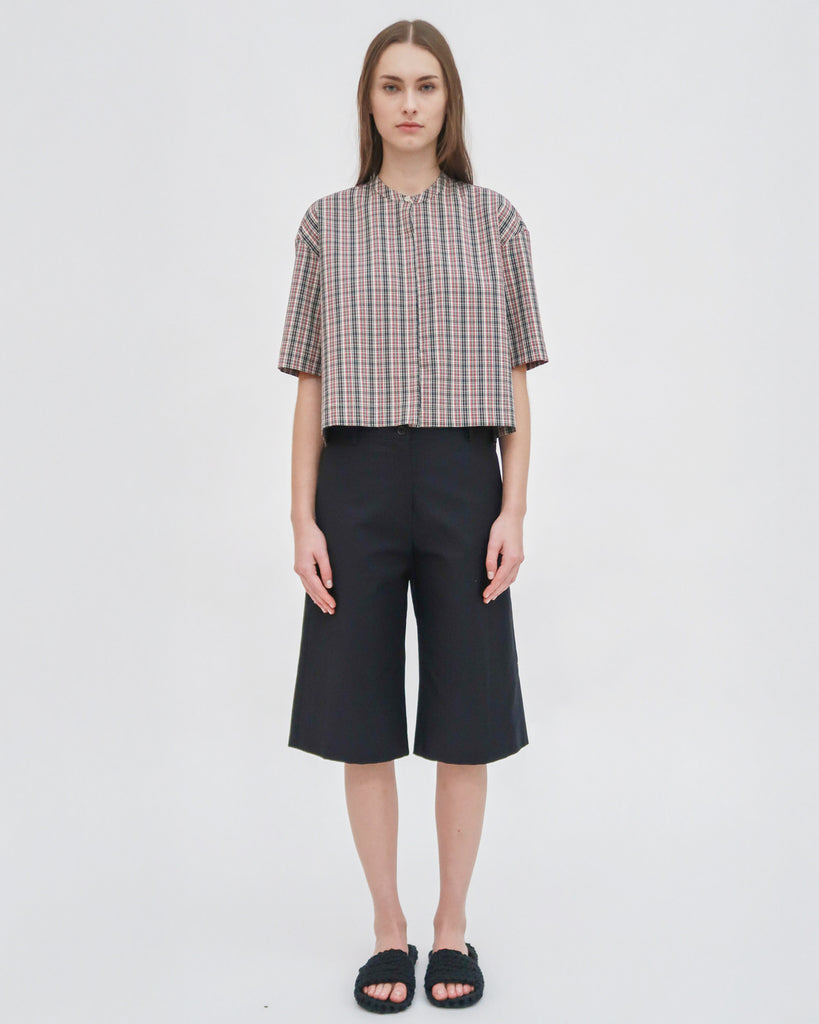 CROPPED OVERSIZED SHIRT