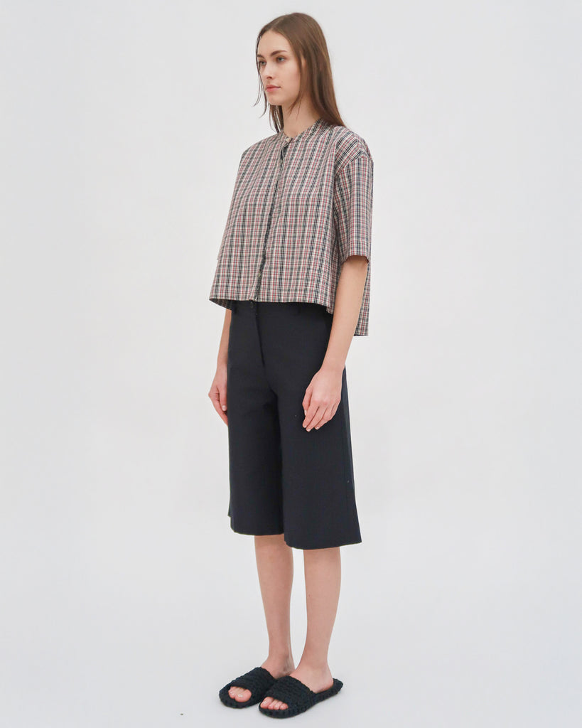 CROPPED OVERSIZED SHIRT