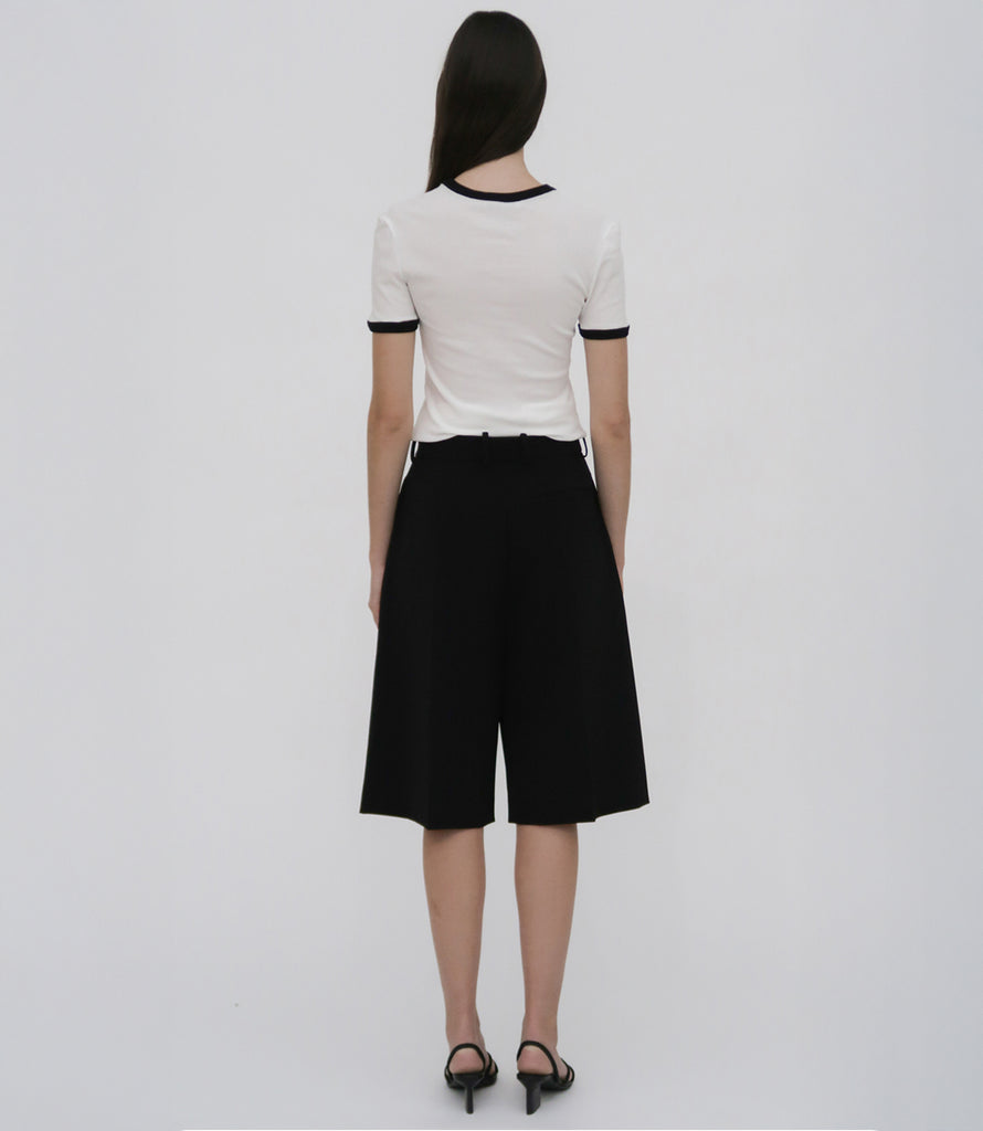 WIDE PLEAT FRONT SHORTS - TECH CADY