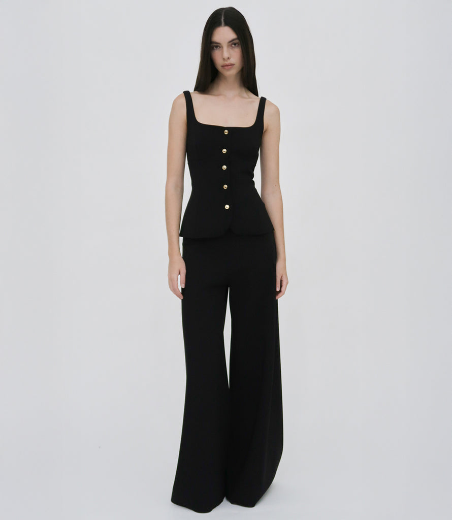 BIAS CUT WIDE LEG PANT