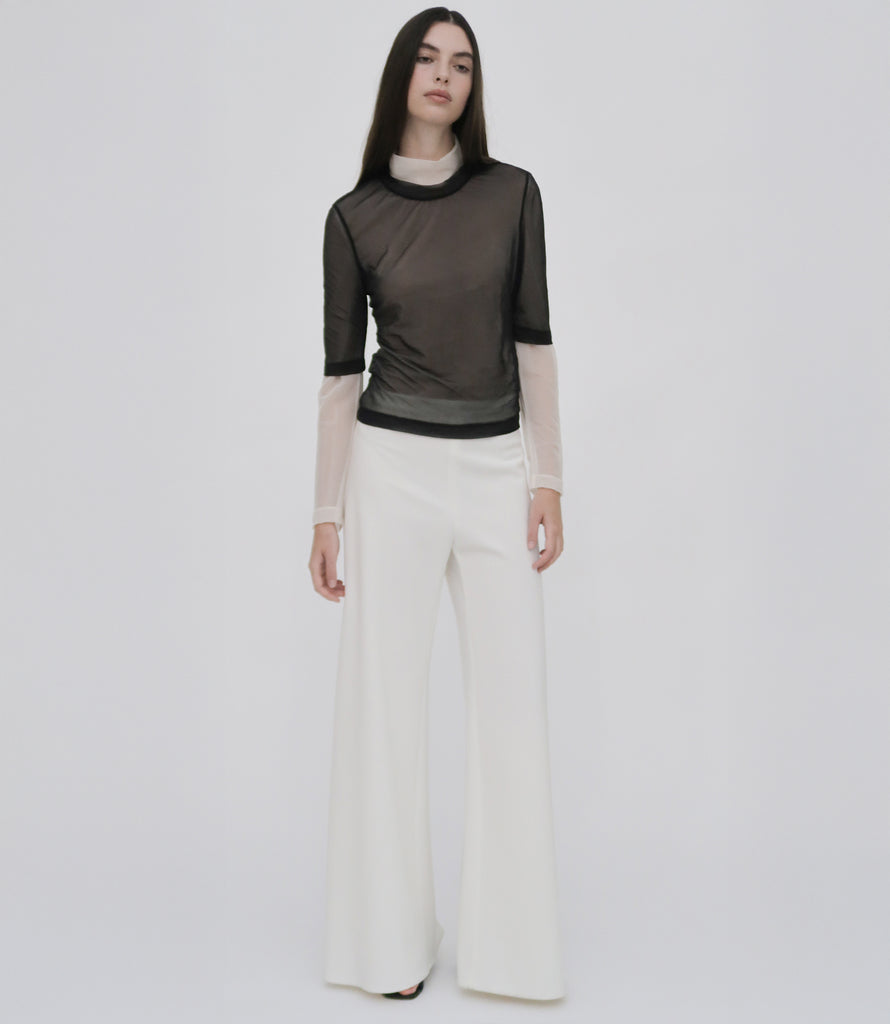 BIAS CUT WIDE LEG PANT
