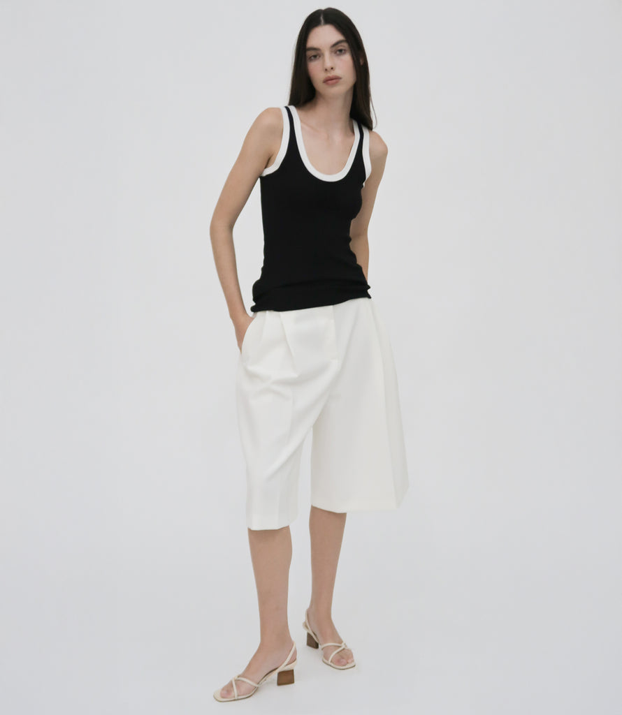CONTRAST RIB TANK