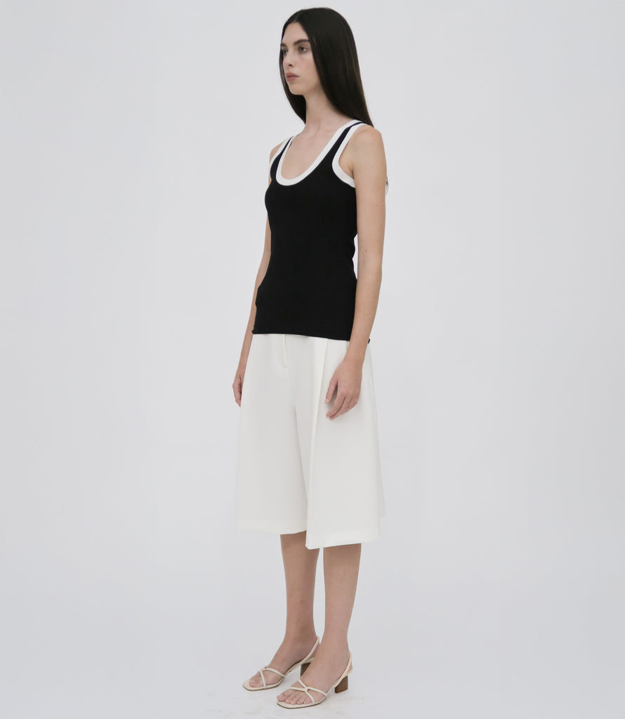 CONTRAST RIB TANK