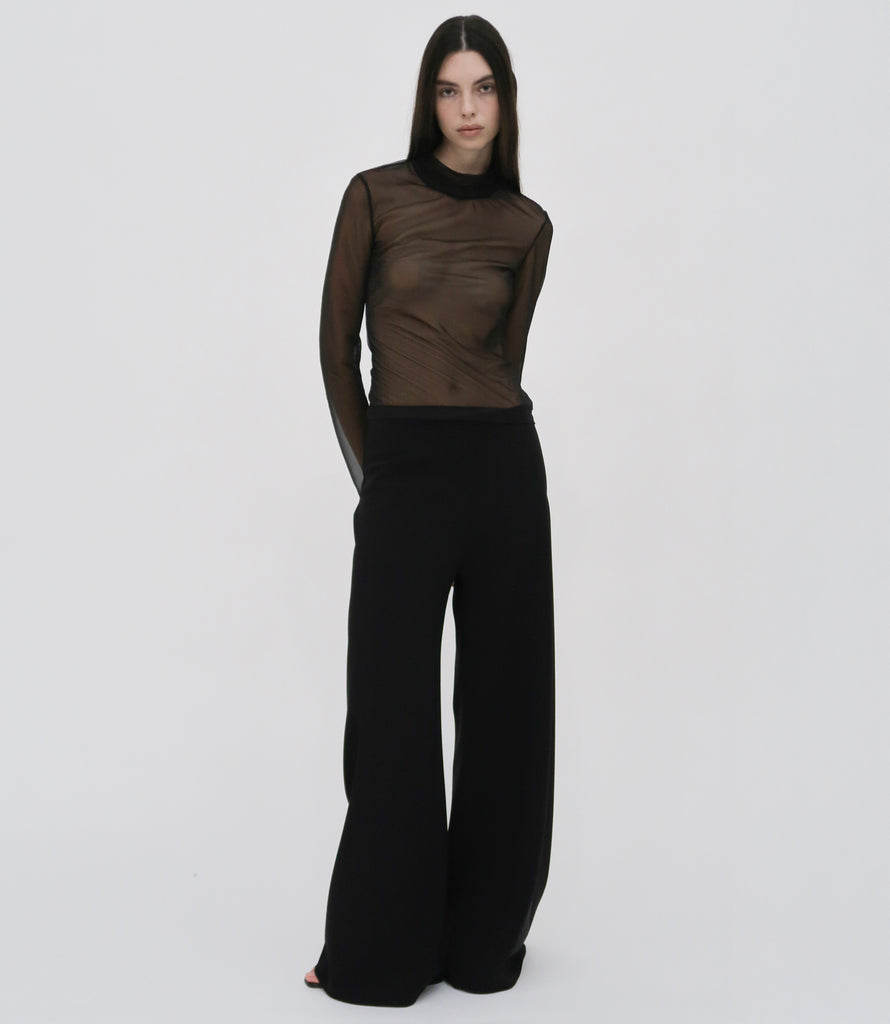 TURTLENECK T-SHIRT - SHEER