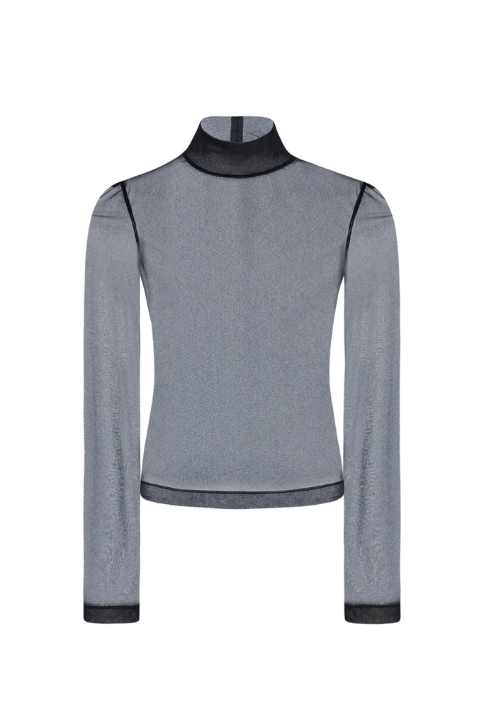 TURTLENECK T-SHIRT - SHEER