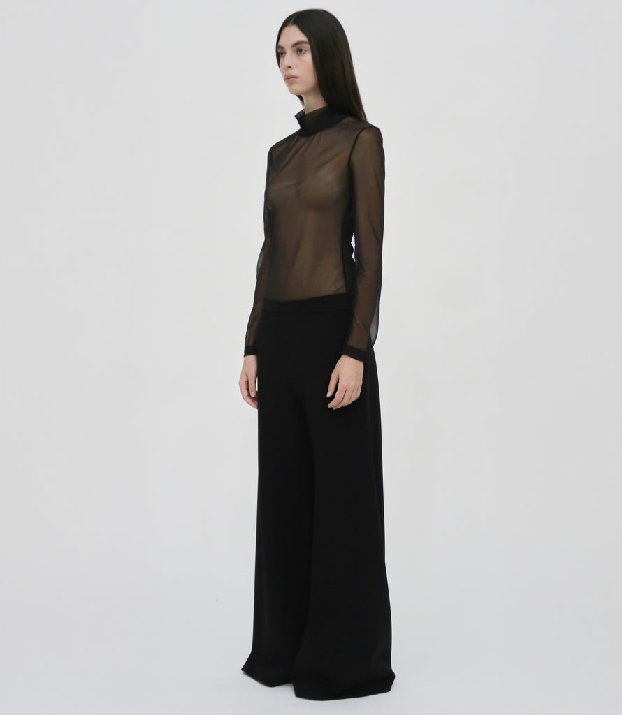 TURTLENECK T-SHIRT - SHEER