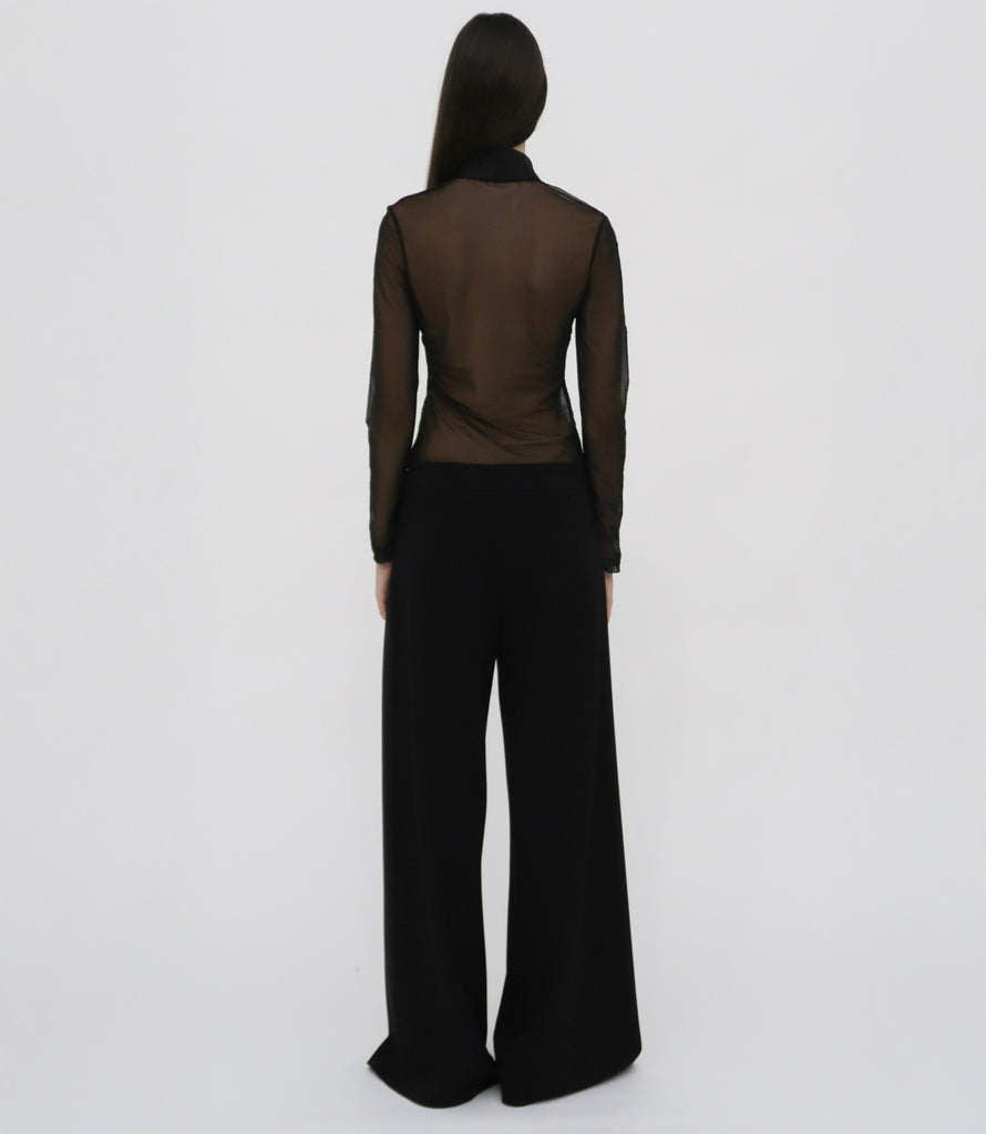 TURTLENECK T-SHIRT - SHEER