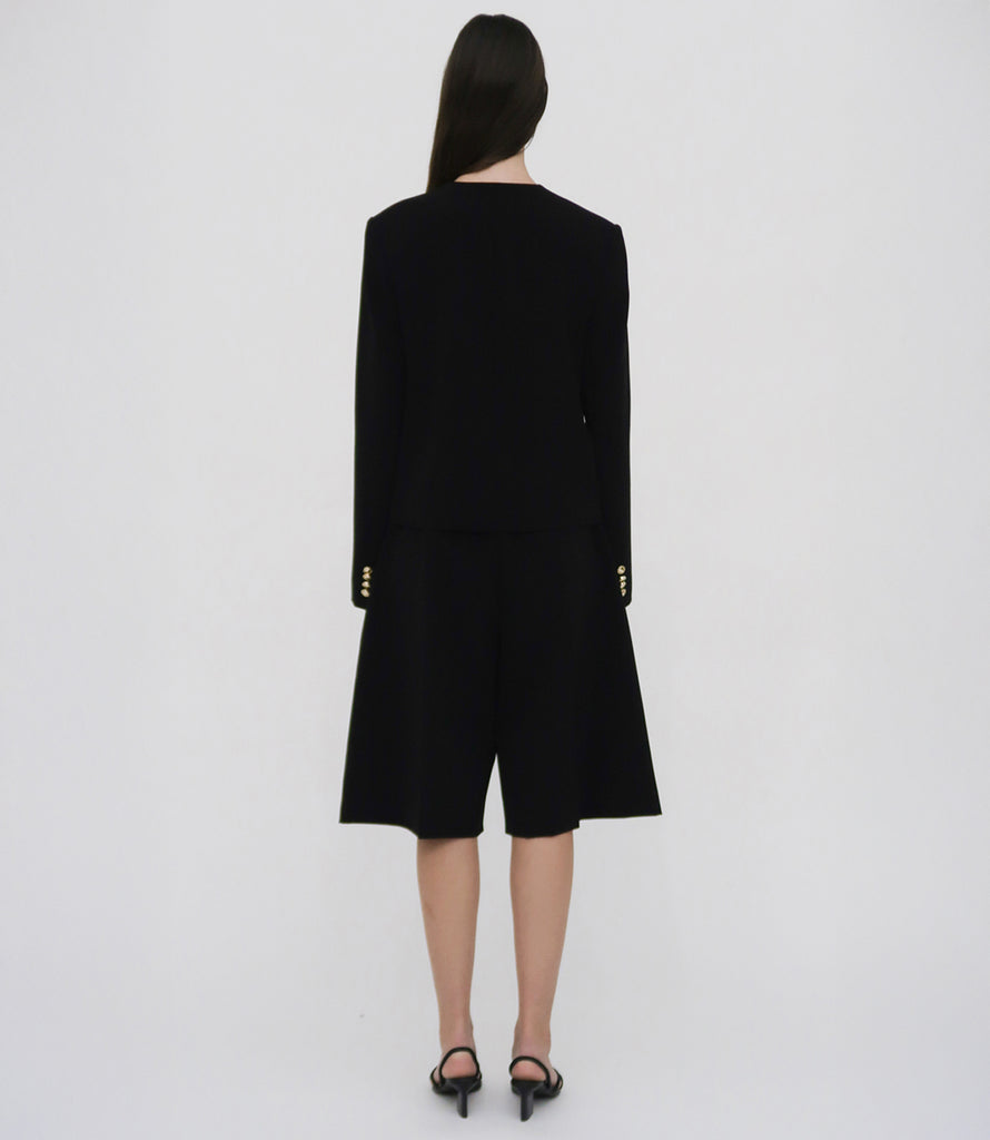 TAILORED CREW NECK JACKET