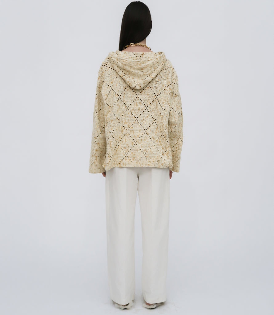 HAND CROCHET BAJA HOODIE