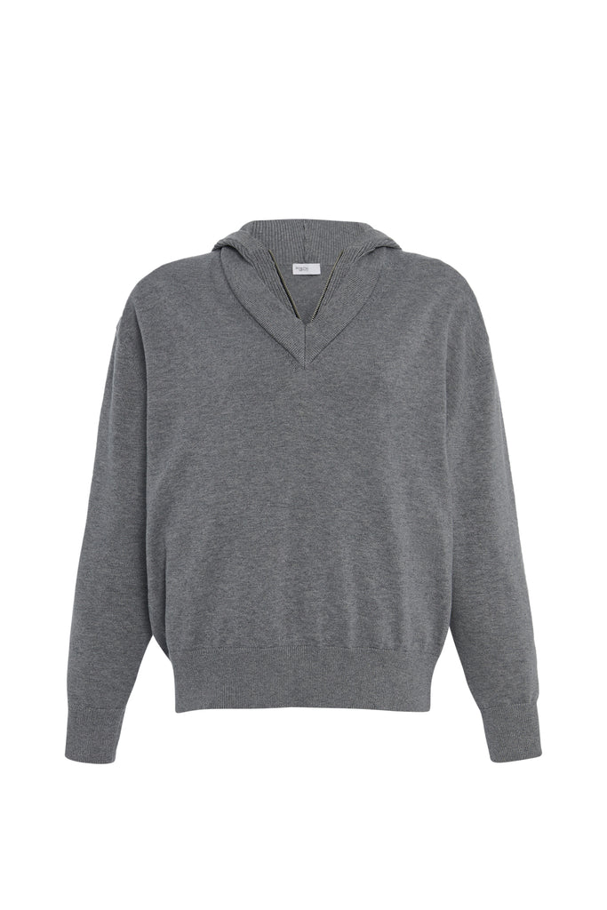 DOUBLE LAYER PULLOVER HOODIE
