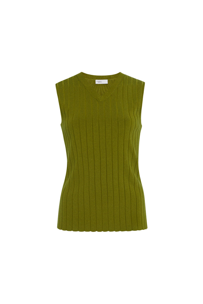RIB SWEATER VEST