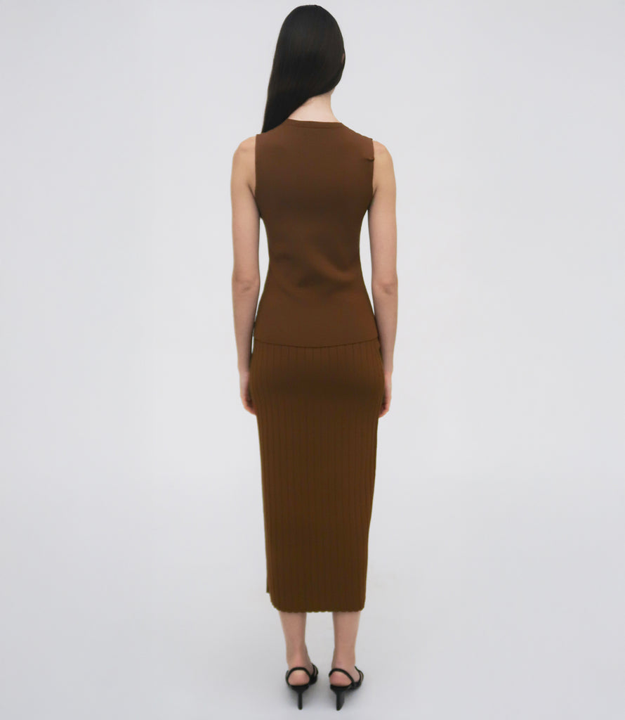 RIB SWEATER VEST