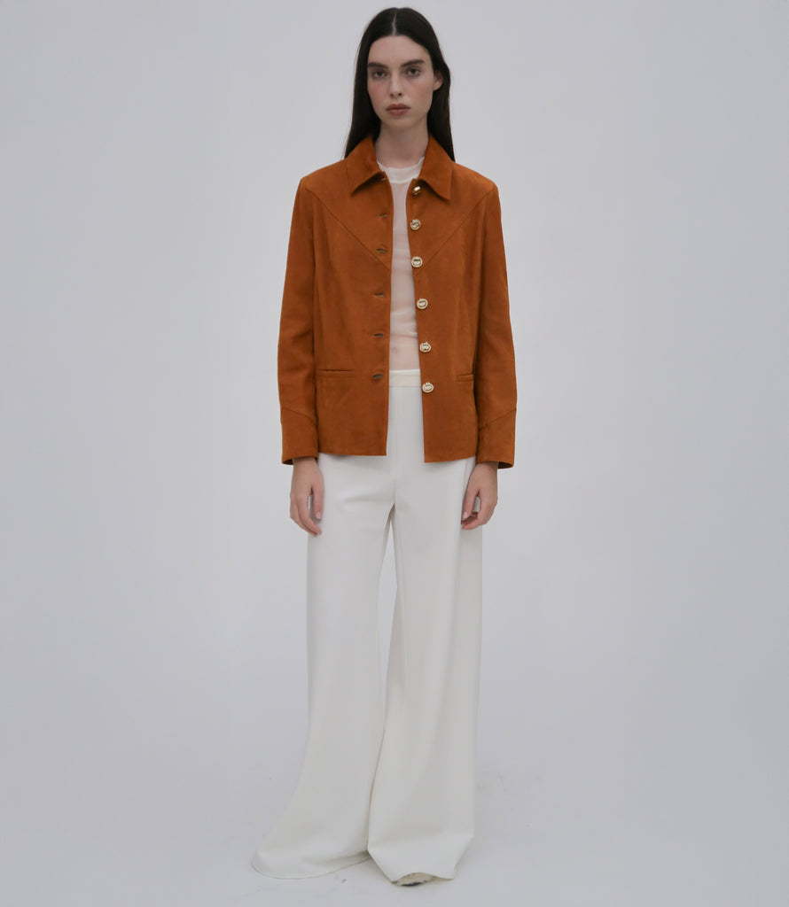SHIRT JACKET - SUEDE
