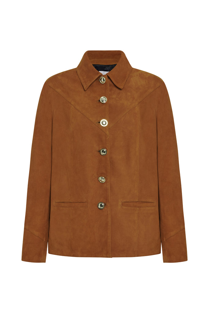 SHIRT JACKET - SUEDE