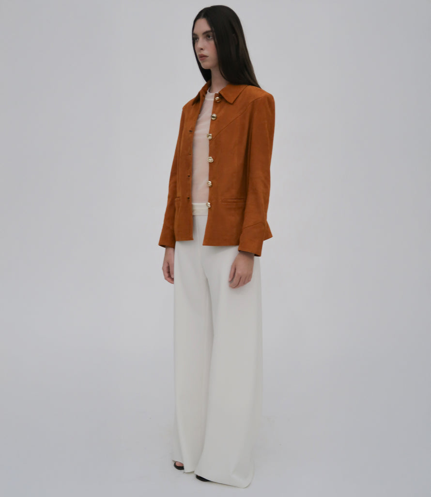 SHIRT JACKET - SUEDE