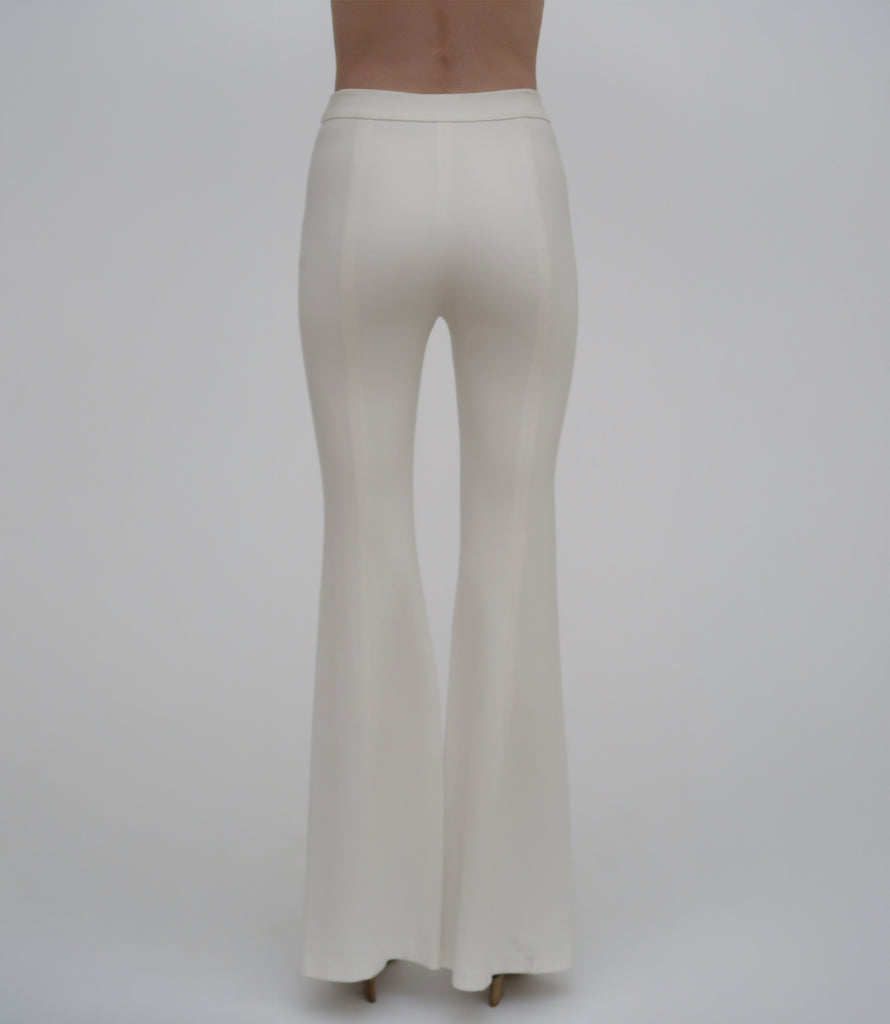 Pull On Pintuck Flares
