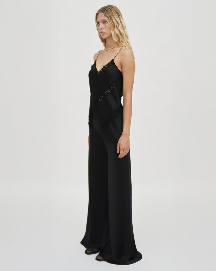 BIAS CUT WIDE LEG PANT
