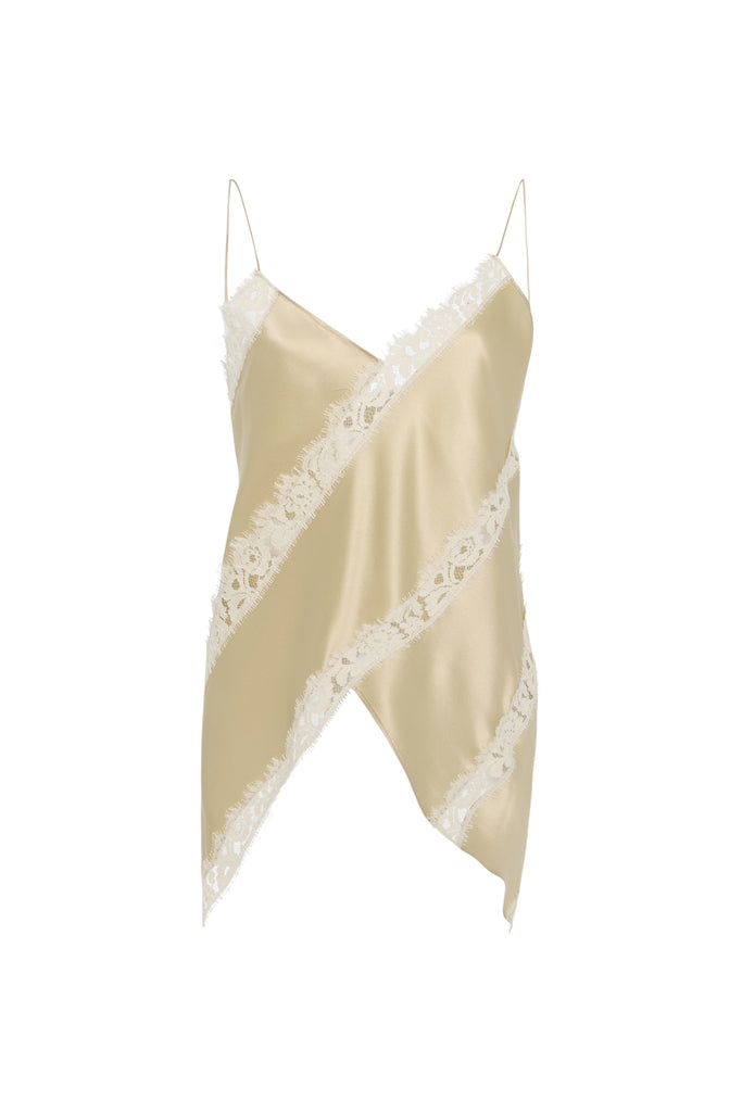 BIAS LACE PANEL CAMISOLE