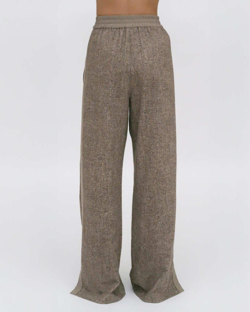 TUXEDO TRACK PANT - TWEED SUITING