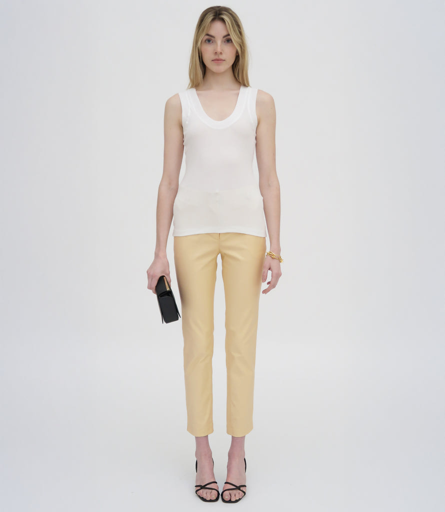 CROPPED SKINNY CASUAL PANT