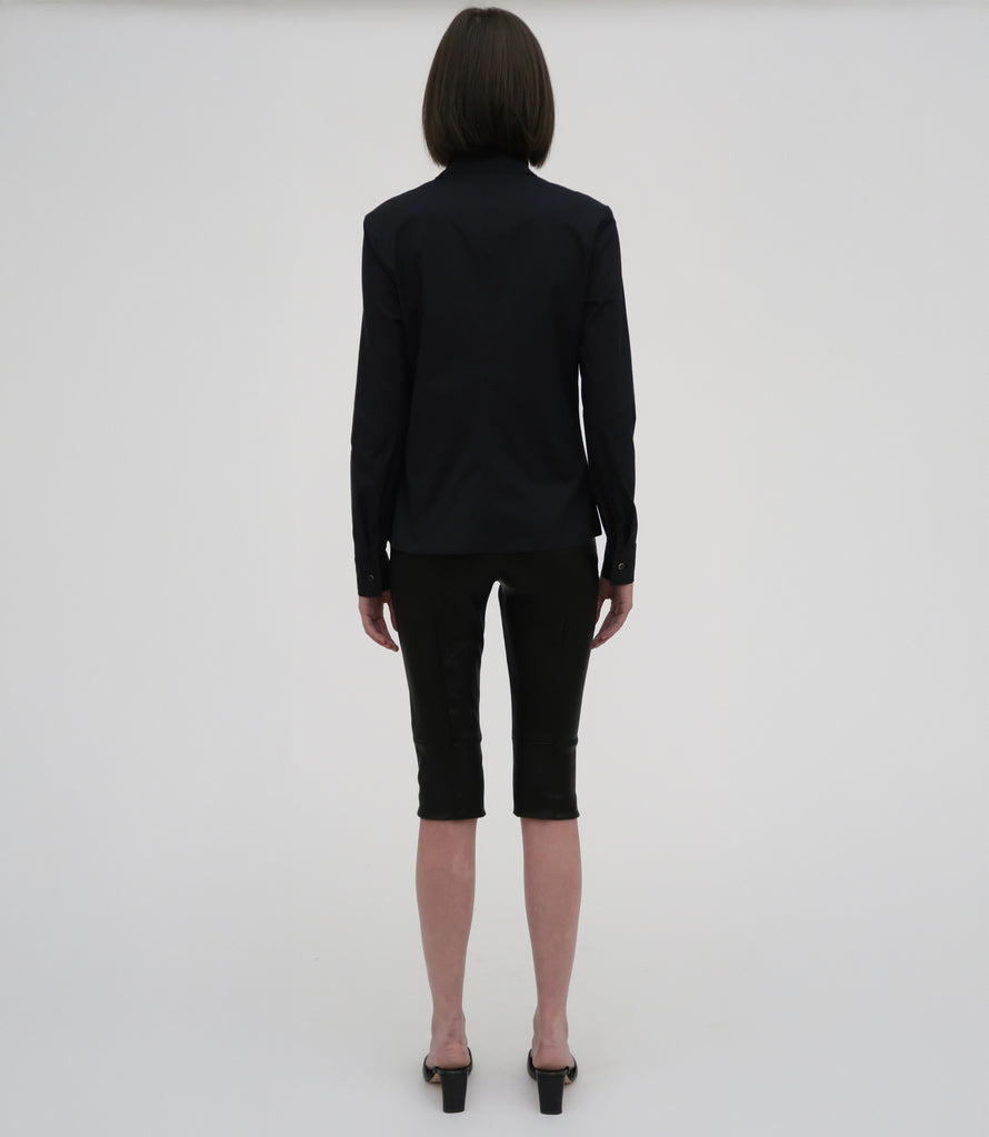 SLIM ZIP-UP SHIRT