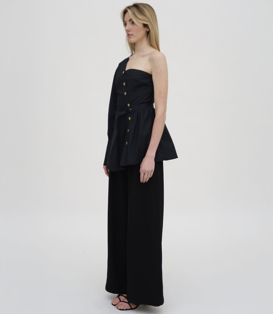 ASYMMETRIC ONE SHOULDER SHIRT