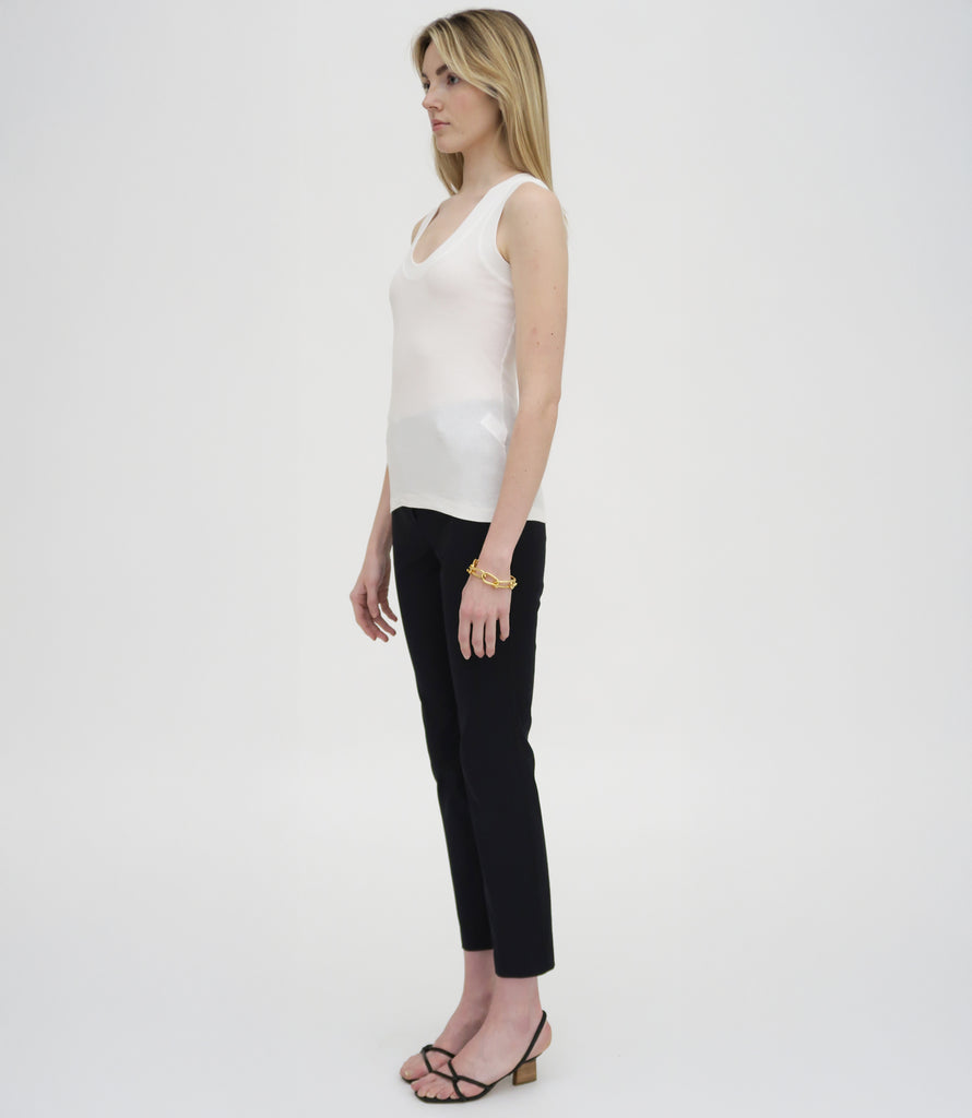 CROPPED SKINNY CASUAL PANT