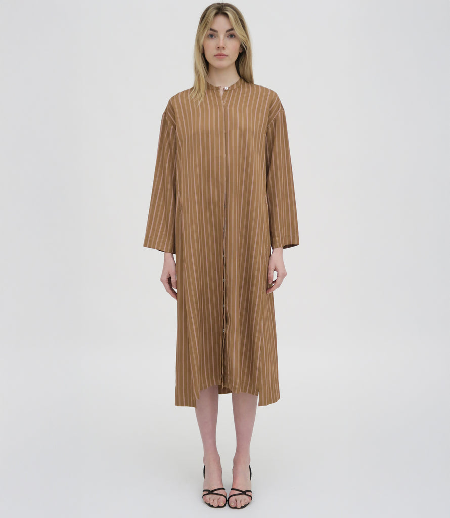 LONG SLEEVE CAFTAN SHIRTDRESS