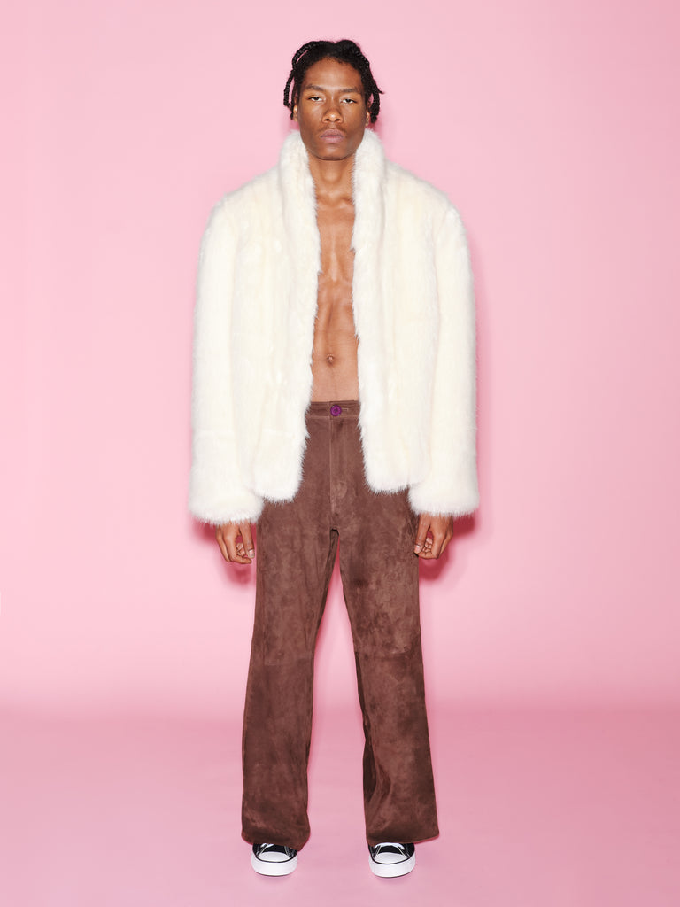 VIOLET GETTY - UNISEX FAUX FUR JACKET