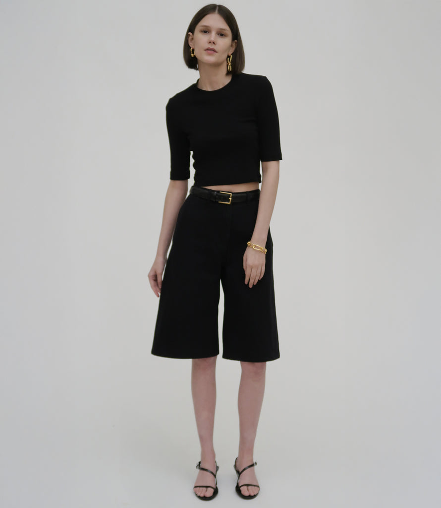 Short Sleeve Crop Top