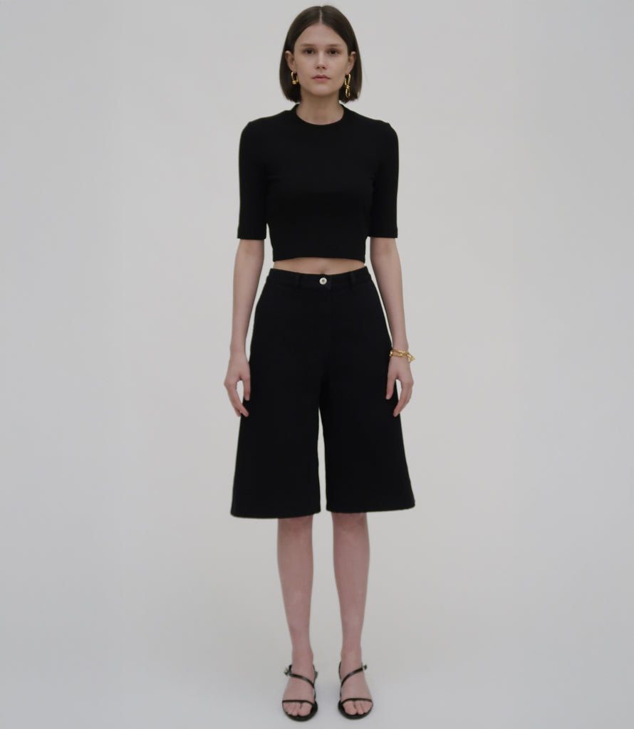 Short Sleeve Crop Top