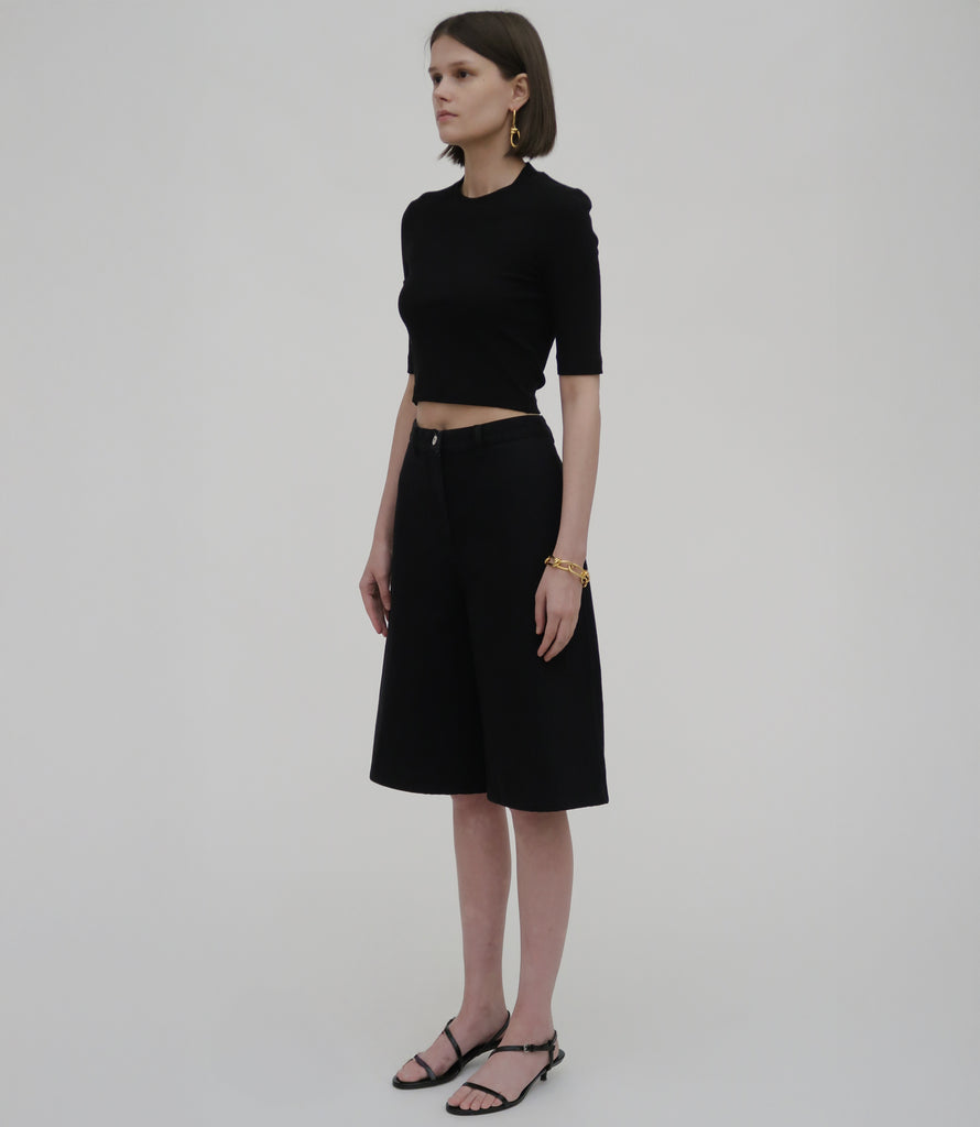 Short Sleeve Crop Top