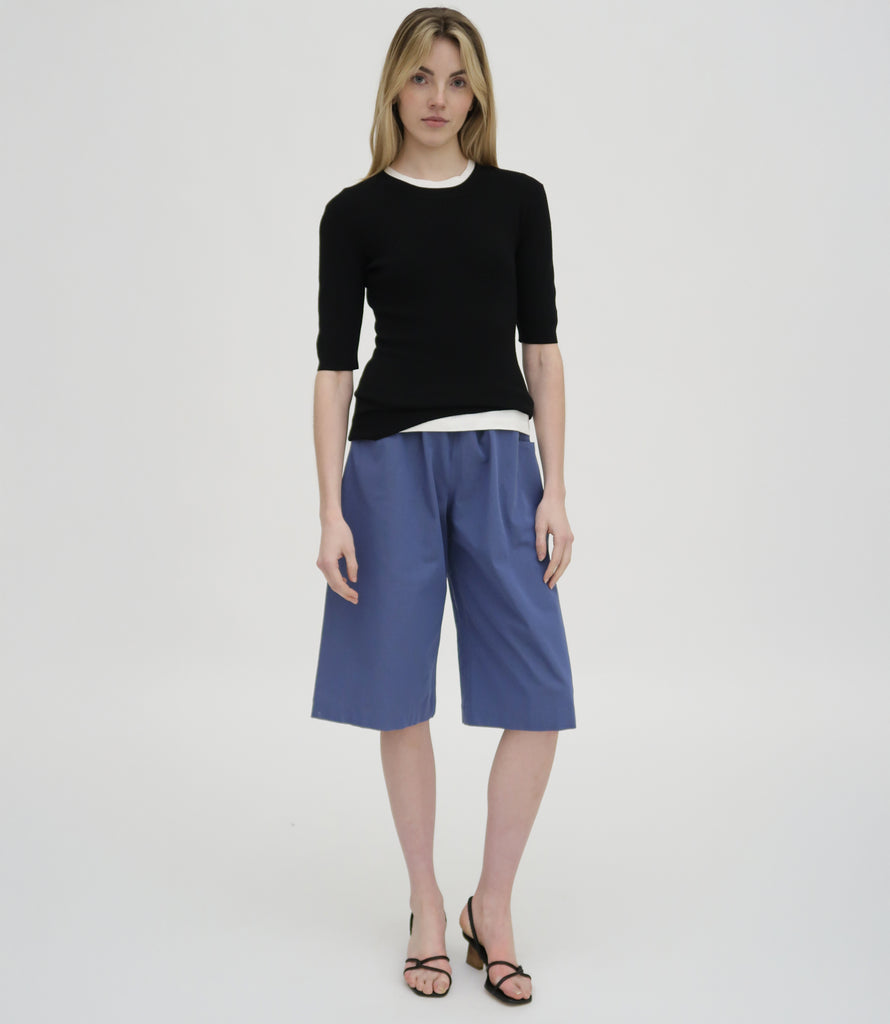 YOKE BERMUDA SHORT - STRETCH TWILL