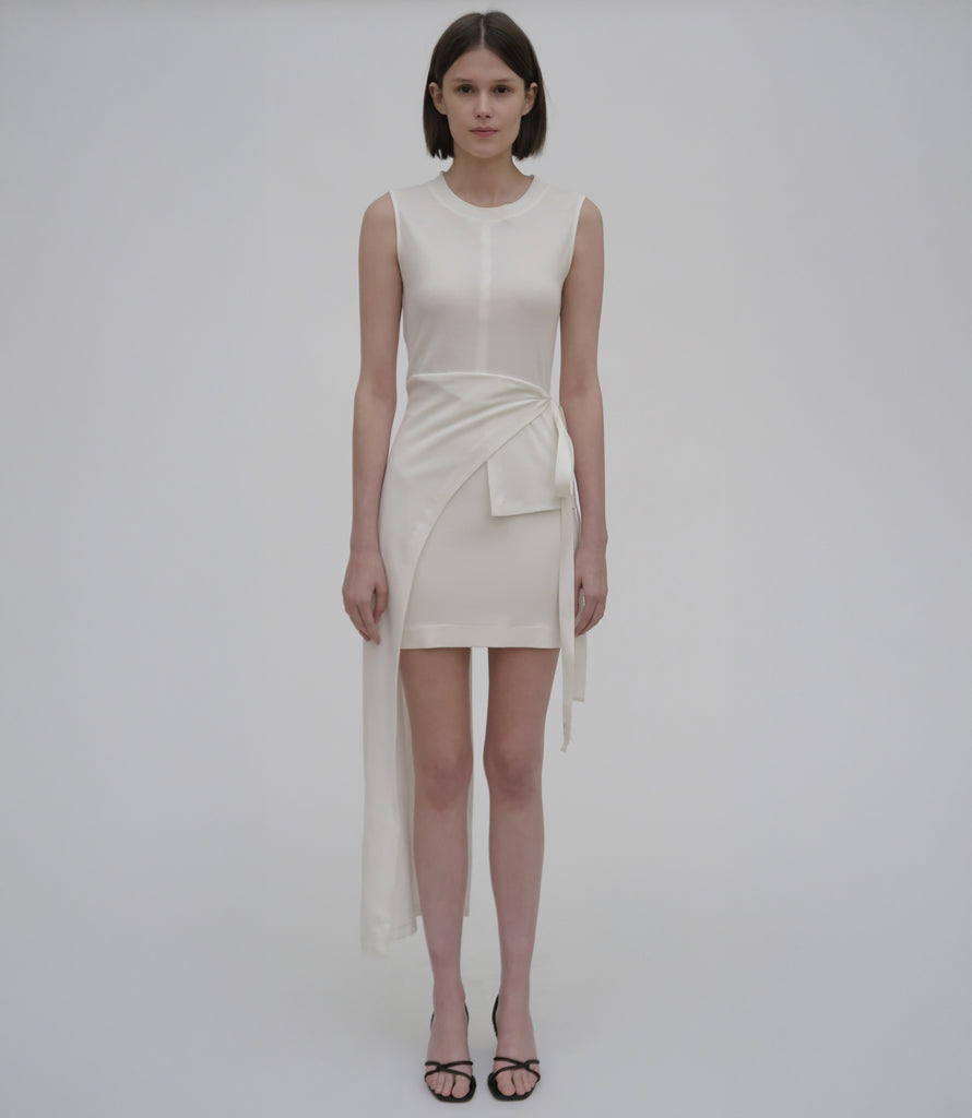 Tapered Mini Skirt