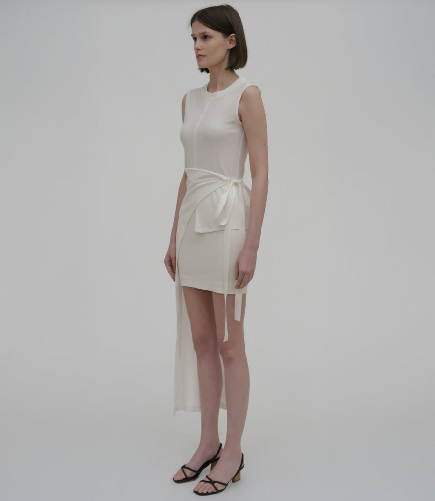 Tapered Mini Skirt