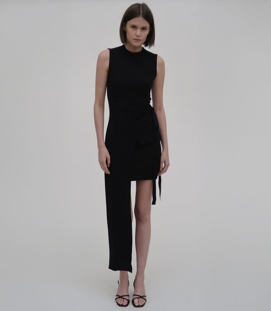 Tapered Mini Skirt