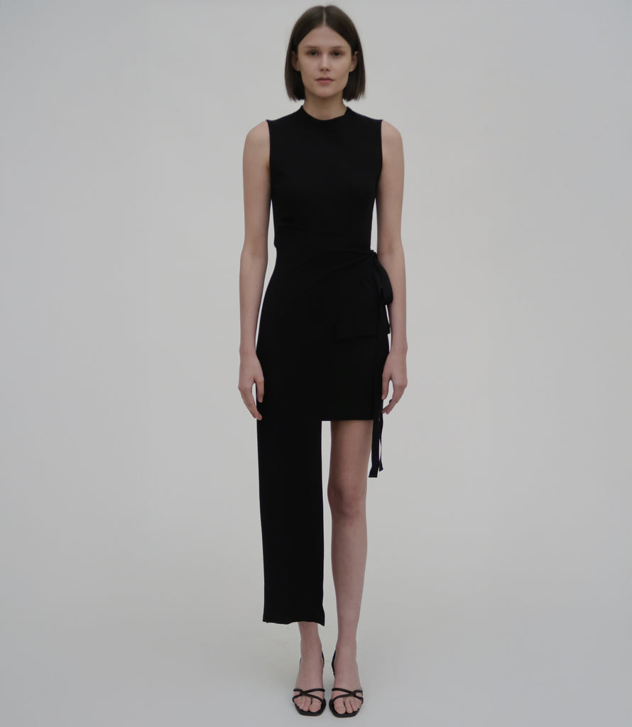 Tapered Mini Skirt