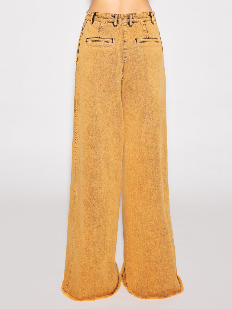 WIDE FLARE PANT - DENIM