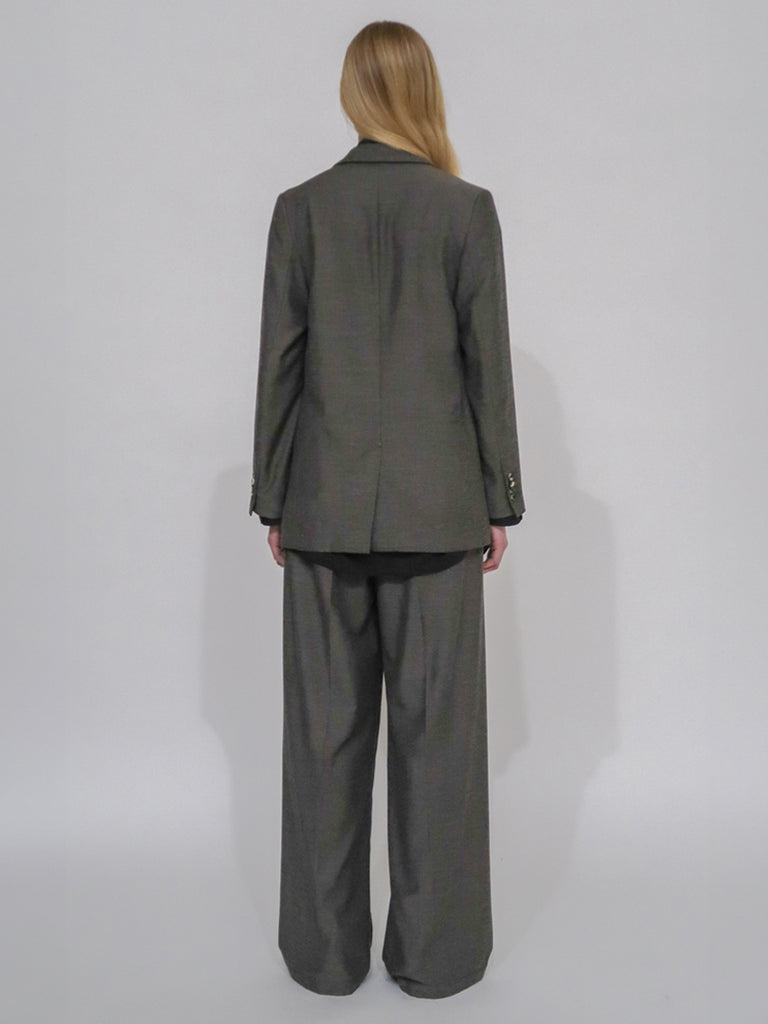 RELAXED PULL ON PANT- CANVAS SUITING