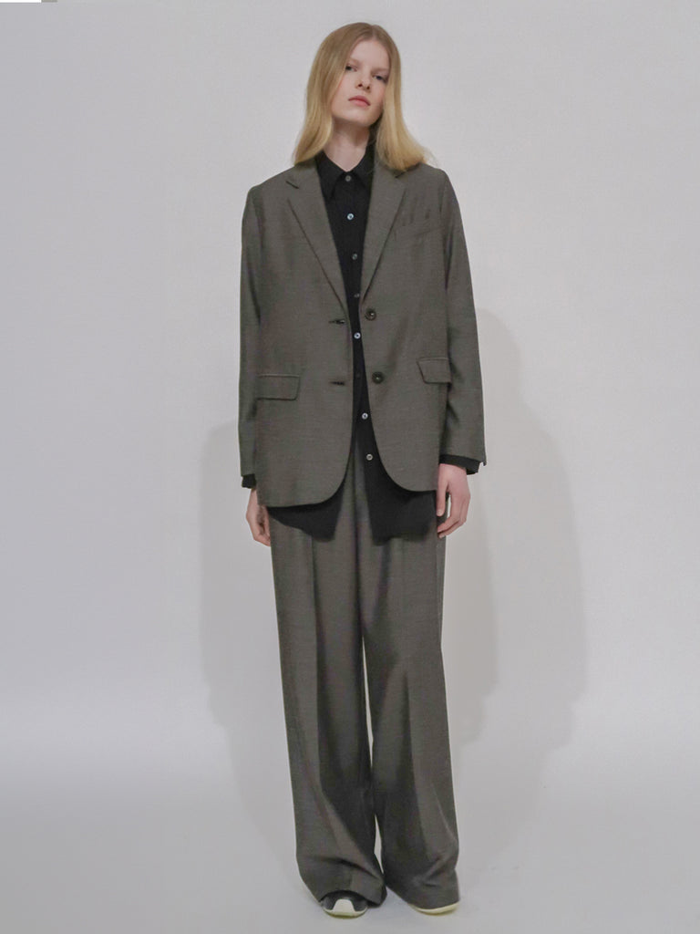 RELAXED PULL ON PANT- CANVAS SUITING