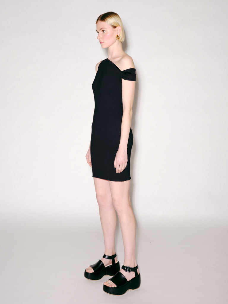 One Shoulder Twist Dress