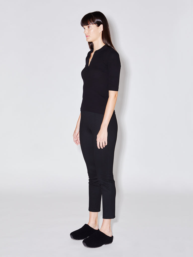 Pull On Cropped Slim Pant